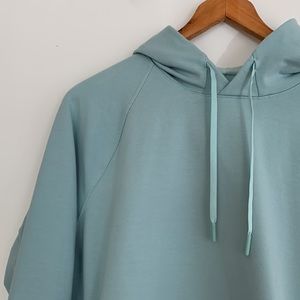 Lululemon City Sweat Pullover Hoodie French Terry Aqua SzL